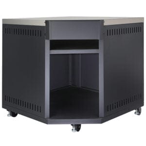 GRLLR GR-24-CON-COR kutni modul prikazan kao spojni element koji omogućuje funkcionalan raspored u modularnoj vanjskoj kuhinji.