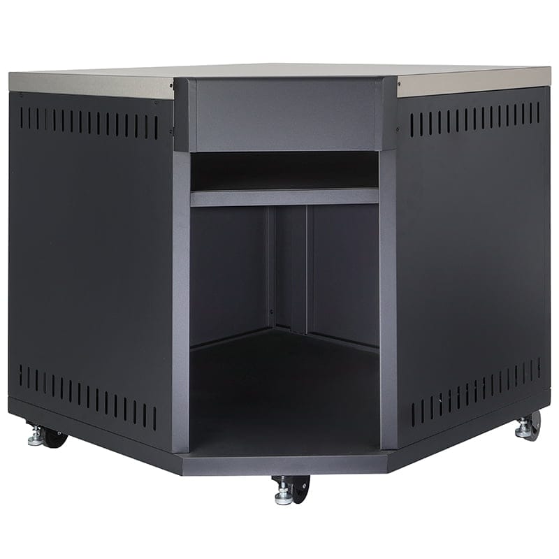 GRLLR GR-24-CON-COR kutni modul prikazan kao spojni element koji omogućuje funkcionalan raspored u modularnoj vanjskoj kuhinji.