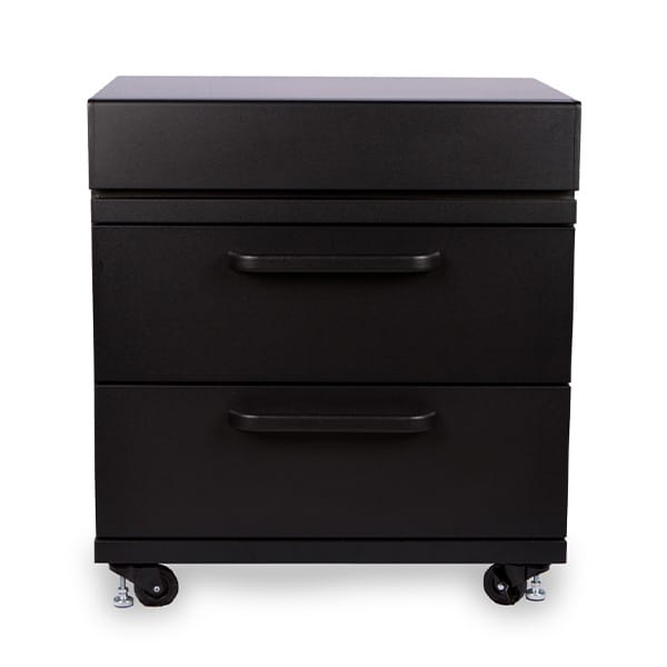 GRLLR Connect ST modul prikazan u elegantnom dizajnu kao praktična radna jedinica za nadogradnju vanjske kuhinje.